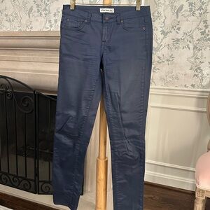 Cielo Navy Coated Skinny Jeans
